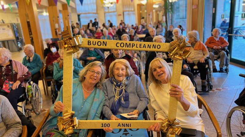 Residenza Pio XII - La centenaria Maria Luisa Rivetti