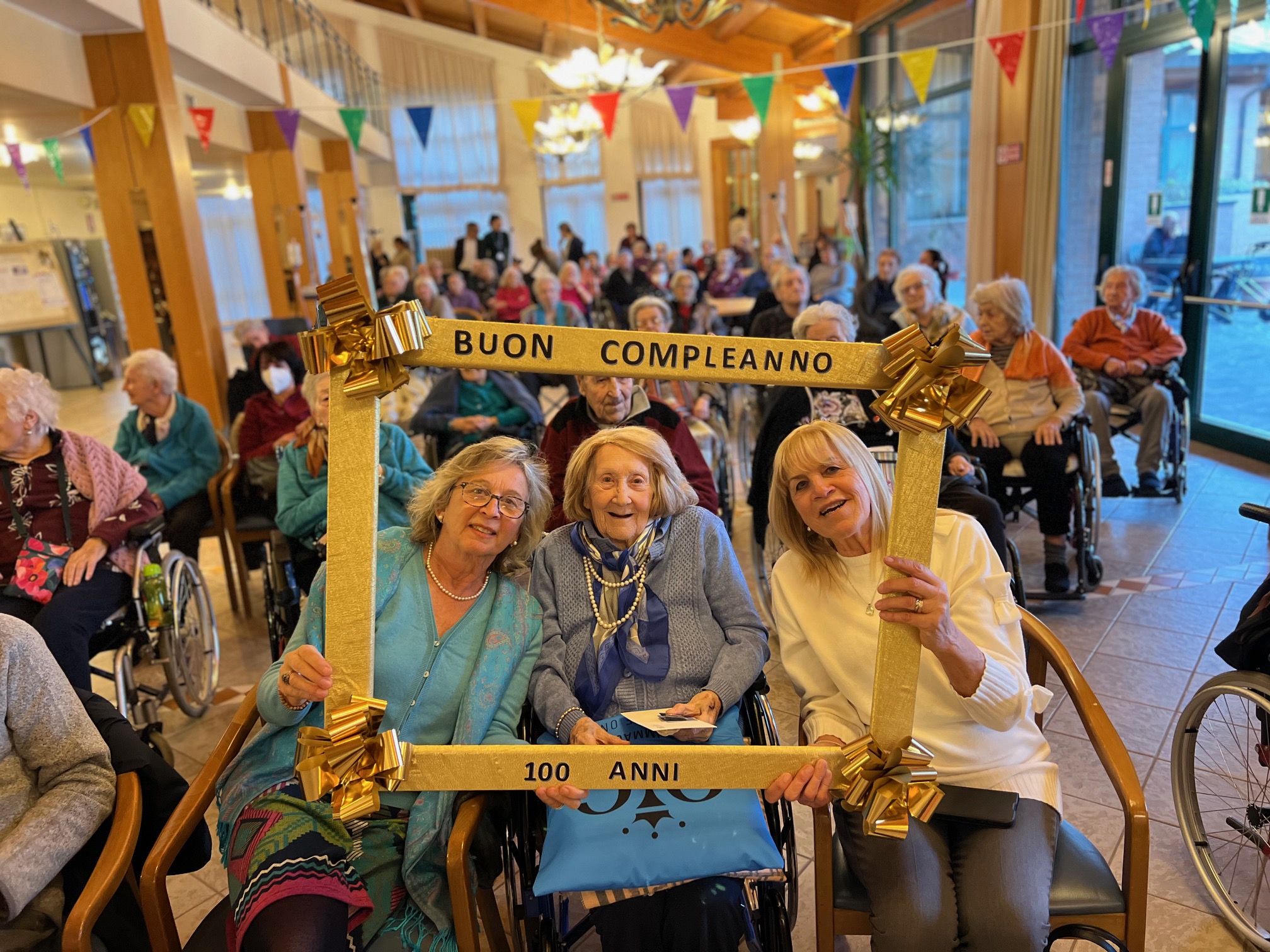 Residenza Pio XII - La centenaria Maria Luisa Rivetti