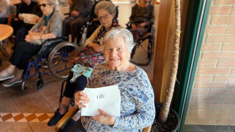 Una delle festeggiate.