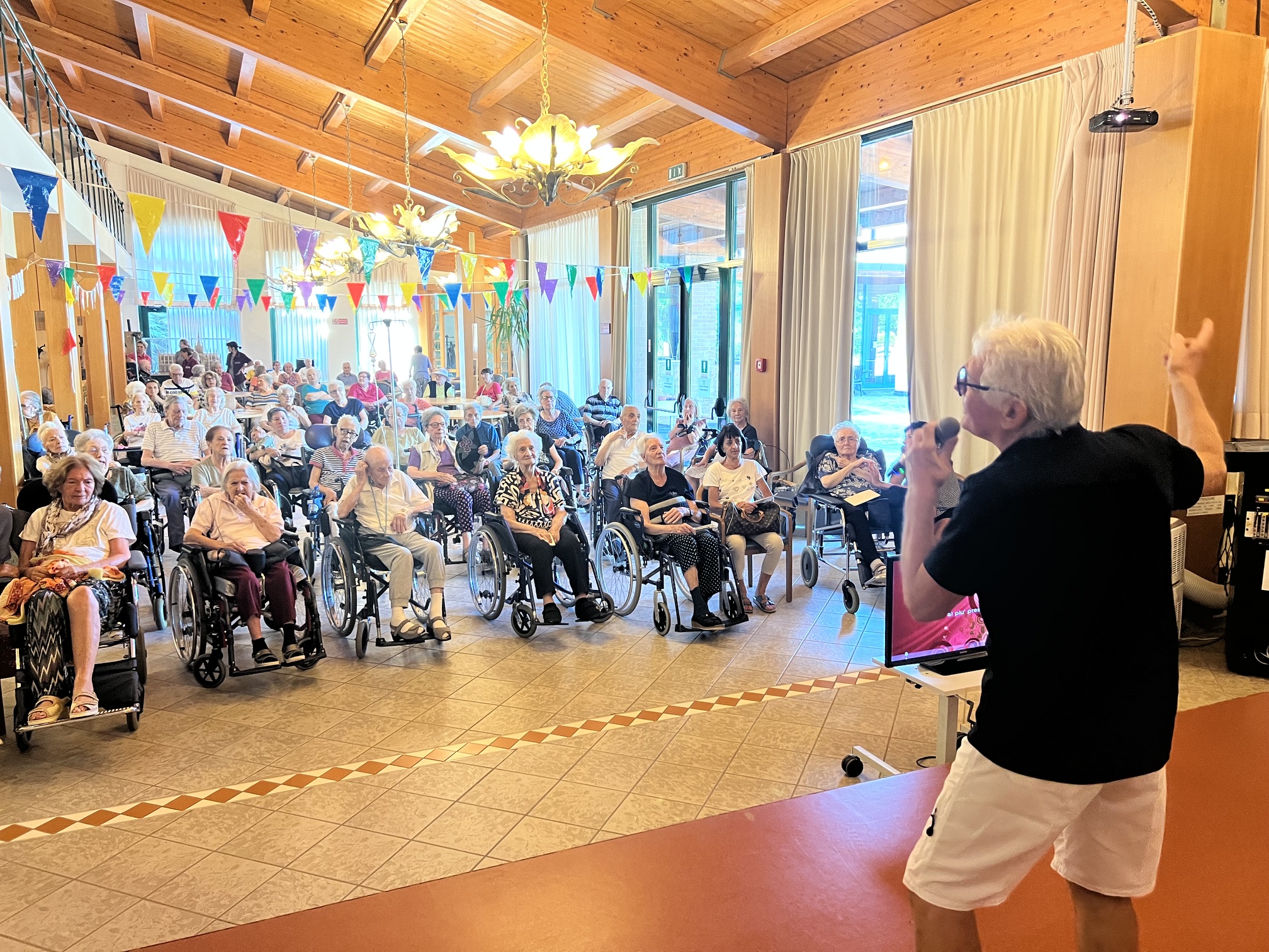 Residenza Pio XII - Festa dei compleanni di agosto.